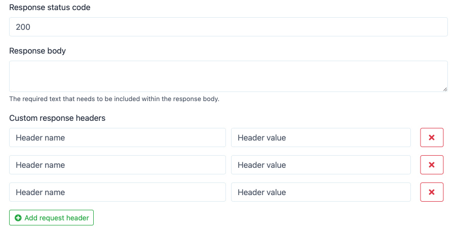 feature-Custom HTTP responses